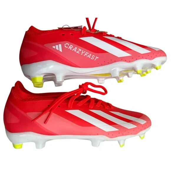 Adidas X Crazyfast League FG Soccer Cleats Red White Men 7 Women 8 Width D NWOB - Picture 12 of 12